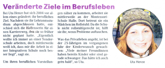 Mitteldeutsche Zeitung vom 29.12.2004