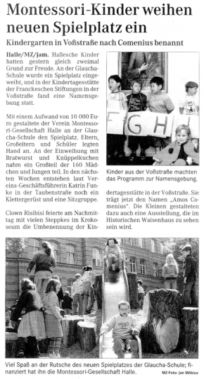 Mitteldeutsche Zeitung vom 01.05.2004