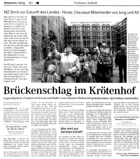 Mitteldeutsche Zeitung vom 08.05.2004
